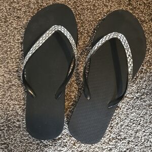 Stylish Black Flip Flops